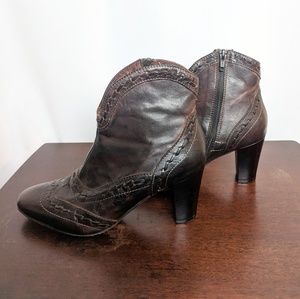 Sesto Meucci Italian Made Leather Booties